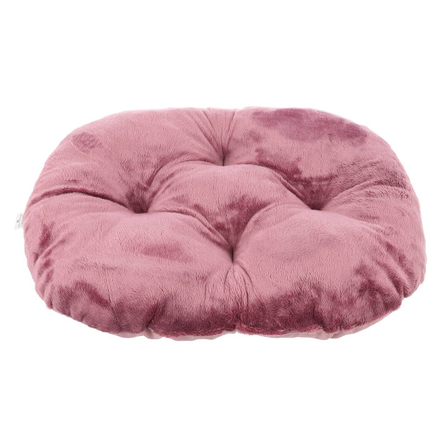 pluszowa poduszka dla psa różwowa